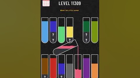 Water sort puzzle level 11309