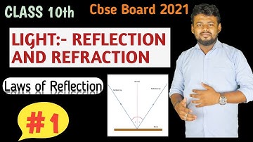 Light- Reflection & Refraction 01 Laws Of Reflection | Plane Mirror  Lateral Inversion CBSE Class 10