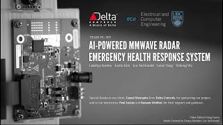UBC ECE Team PL-107 Capstone Project: AI-Powered mmWave Radar Emergency Health Response System