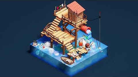 #3DVision_Studio #Stylized_Water N°3 #Blender_2_90(EEVEE).