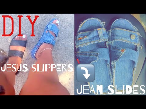 jesus sandals with fur
