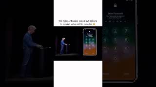 The ultimate live demo nightmare! 😳  #Apple #TechFails #iPhoneX #FaceID #TechHistory #Shorts #iPhone