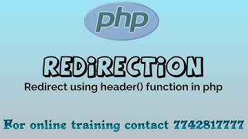 PHP Redirection Explained in Hindi | Redirect Webpages Using header() Function in PHP