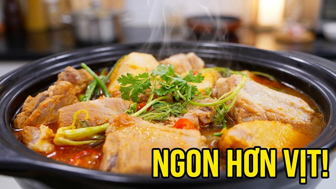 Hóa ra SƯỜN HEO nấu Món này ngon hơn Thịt Vịt nhiều,... - youtube