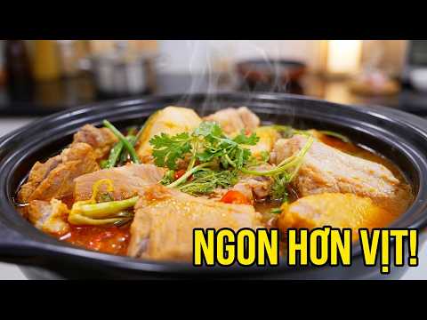 Video Hóa ra SƯỜN HEO nấu Món này ngon hơn Thịt Vịt nhiều,... - youtube