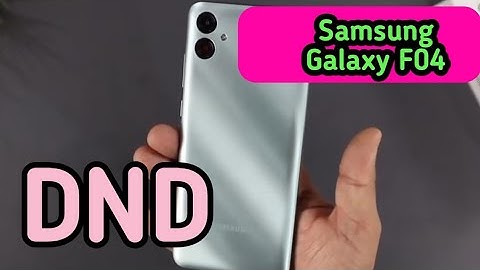 How To Enable Dnd In Samsung Galaxy F04, How To Enable Do Not Disturb In Samsung Galaxy F04,
