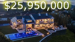 Inside a $25,950,000 Napa Valley Modern FARMHOUSE in Los Angeles California!