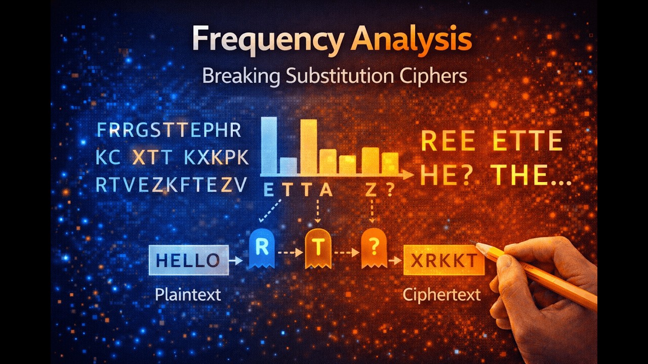 Frequency Analysis | Breaking Substitution Ciphers - YouTube