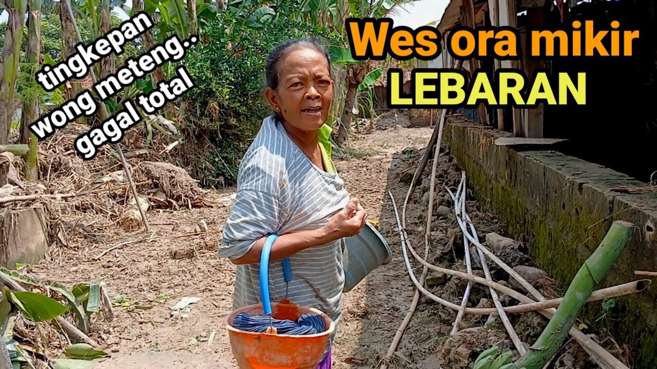 Muncul tiba-tiba Tsunami darat pedesaan pelosok Gondang Bojonegoro Petang hari puasa jelang Maghrib.