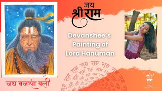 Devanshee spent 10 hours for this .... is it worth ???? #ram #hanuman #jaishreeram