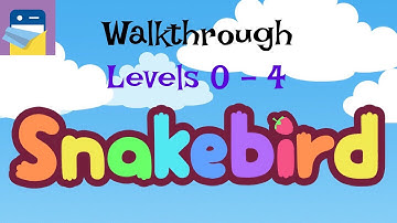 Snakebird: Levels 0, 1, 2, 3, 4 Walkthrough & iOS iPhone 6S Gameplay (by Noumenon Games)