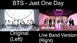 BTS - Just One Day (Original X Live Band Version Comparison)