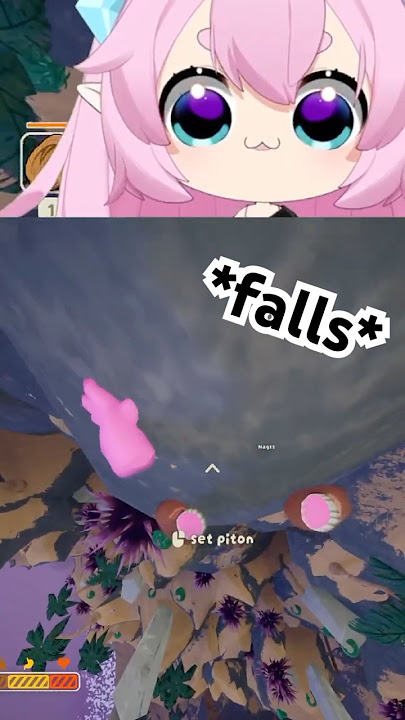 Chibi falling in PEAK is so FUNNY!! #shorts #chibidoki #vtuber