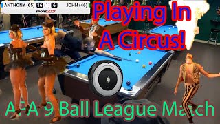 Playing Through Distractions | SL6 vs. SL8 (me) | APA 9-Ball Handicap Full Match (Commentary)