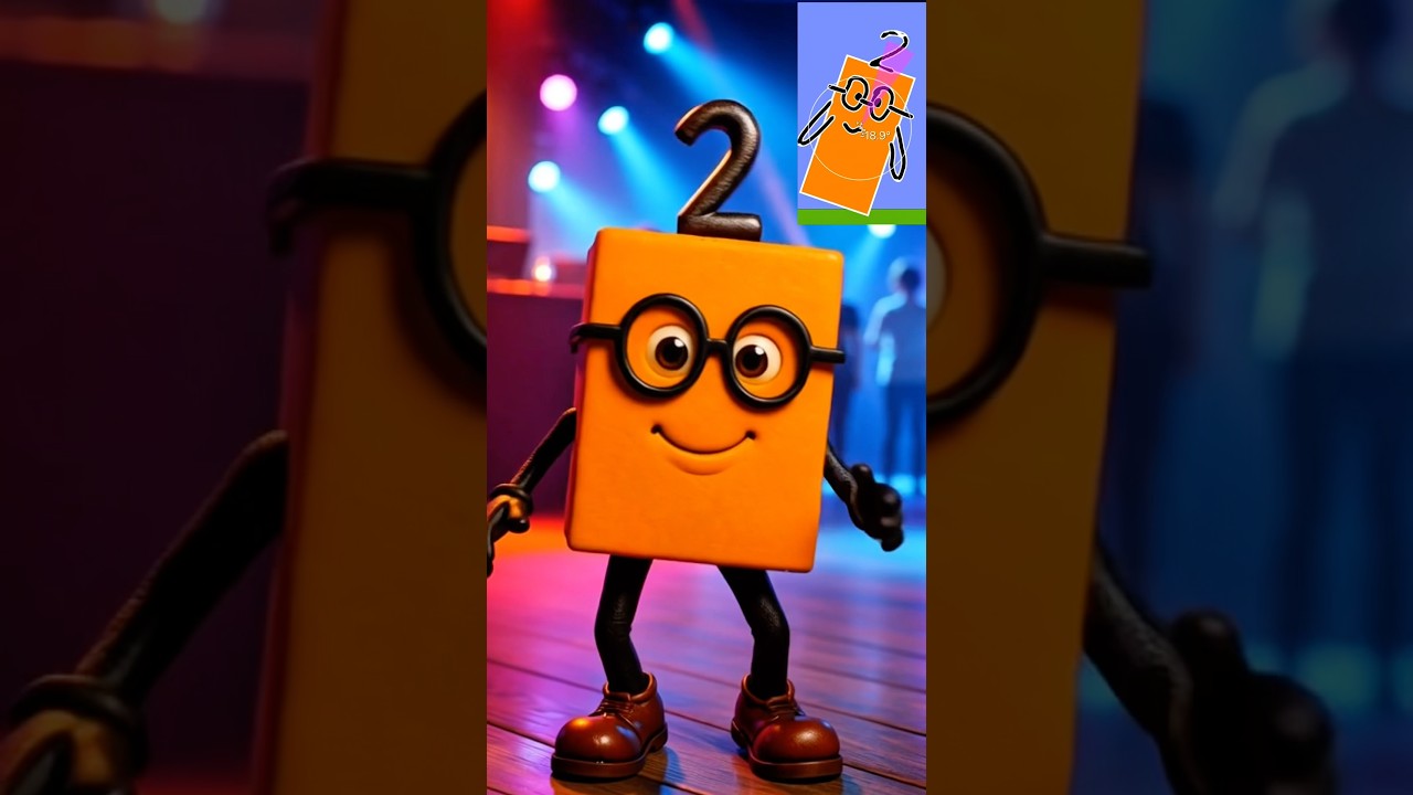 Nymberblocks 2 Real vs Animation Dancing 