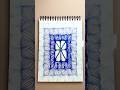 Simple Floral Zen Doodle Pattern For Relaxation ✨ Easy Steps for Beginners #zenpatterns