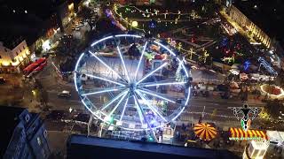 ✬🔴✬ Galway Christmas Market 2024 ✬🔴✬ from the drone ✬