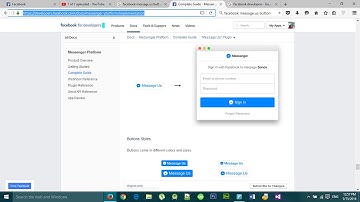 How To Embed Facebook Message US Button On Your Website