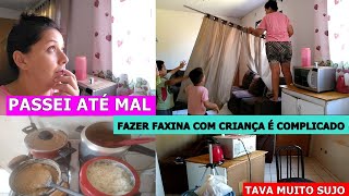 FAXINA PESADA NA COZINHA, COM AS CRIANÇAS / ALMOÇO SIMPLES UMA DELICIA