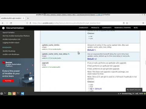 Mit Ansible das Betriebssystem upgraden - 08 Internet Server Installation