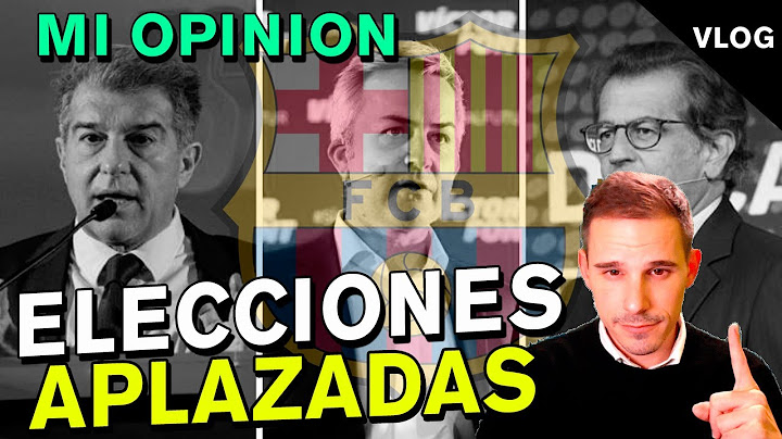 EL EGOISMO DE LA GENTE NO TIENE LÍMITES | SE APLAZAN LAS ELECCIONES DEL BARÇA