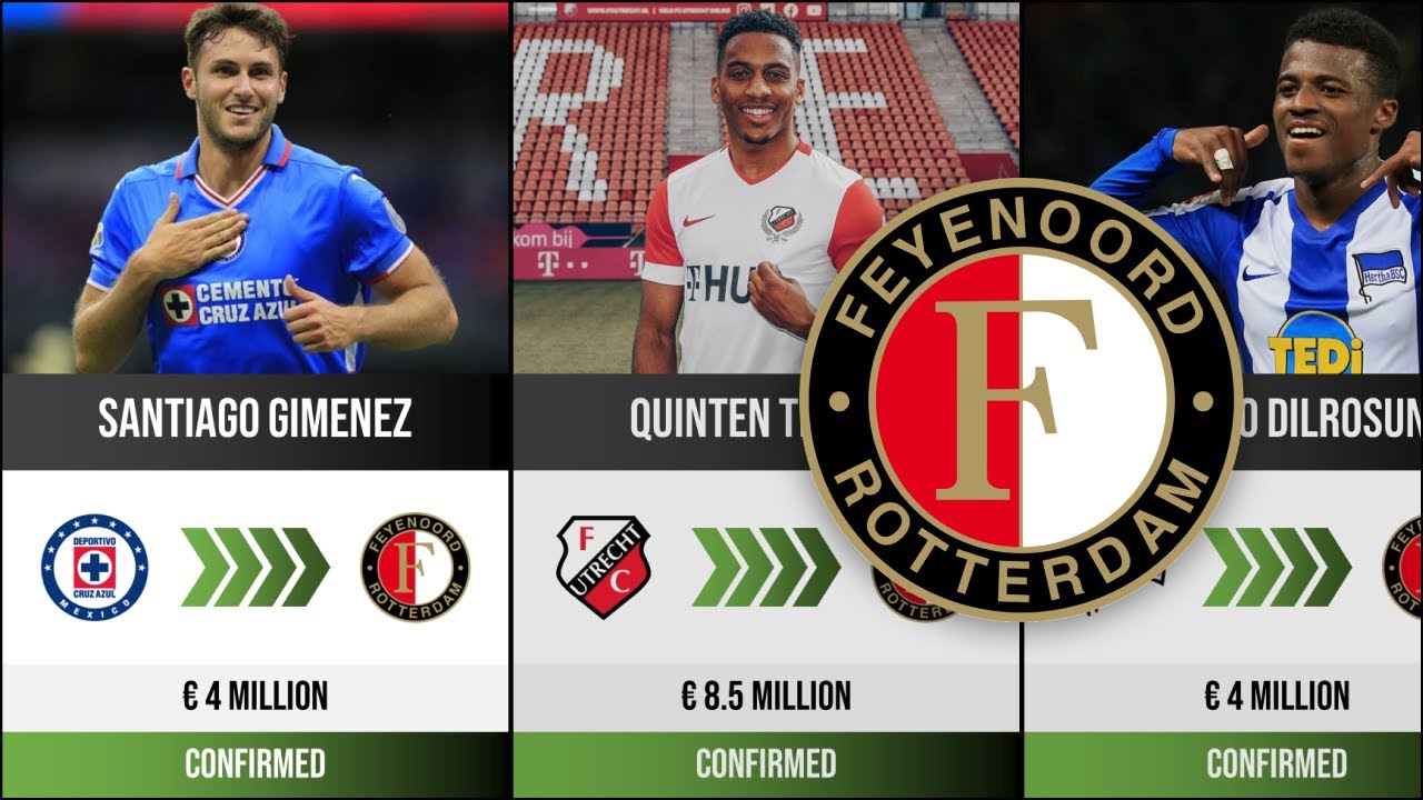 FEYENOORD TRANSFERS Summer 2022 - Sinisterra, Malacia, Santiago Gimenez