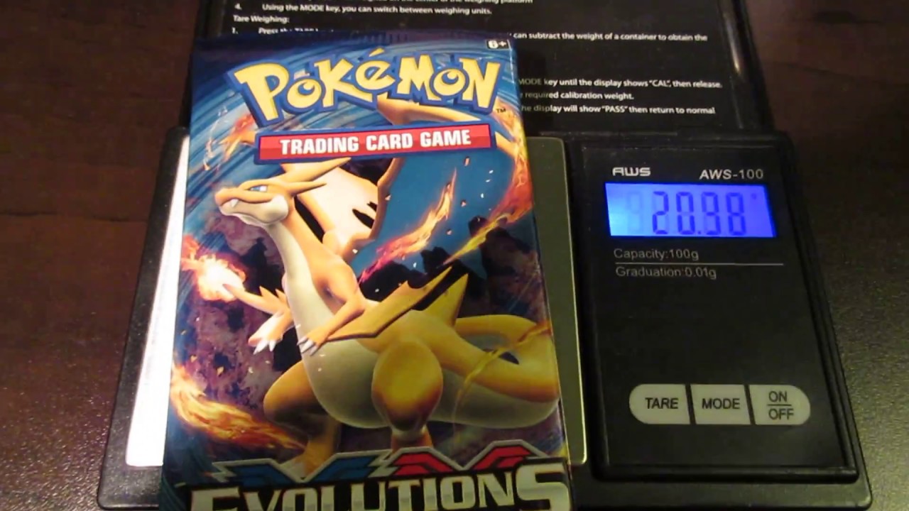 Pokemon Evolutions Prerelease Pack Weighing YouTube