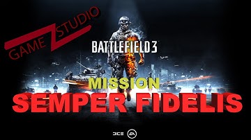 Battlefield 3 Walkthrough Gameplay Part-1 | Mission- Semper Fidelis | 1080p 60fps