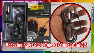 Unboxing a Type-C to Akai Mini 3.5mm Audio Cable from @ayoebbapuzi