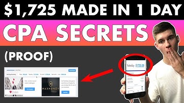 How I Made $1,725 in 1 Day Doing Nothing | Maxbounty CPA Affiliate Marketing