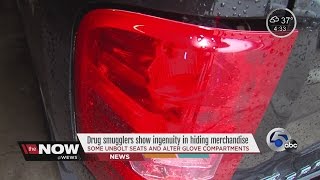 Drug smugglers show ingenuity in hiding merchandise