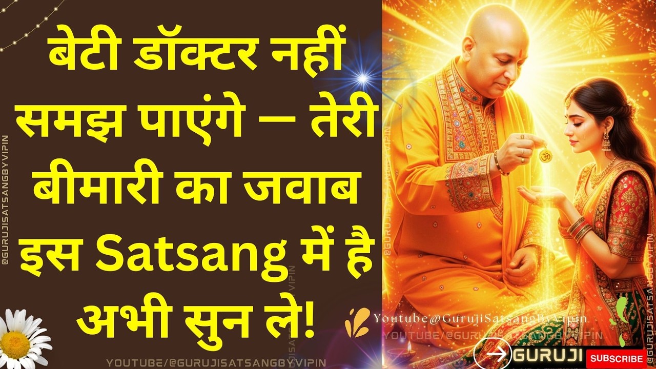#1834 बेटी डॉक्टर नहीं समझ पाएंगे — तेरी बीमारी का जवाब इस Satsang में है अभी सुन ले #gurujisatsang
