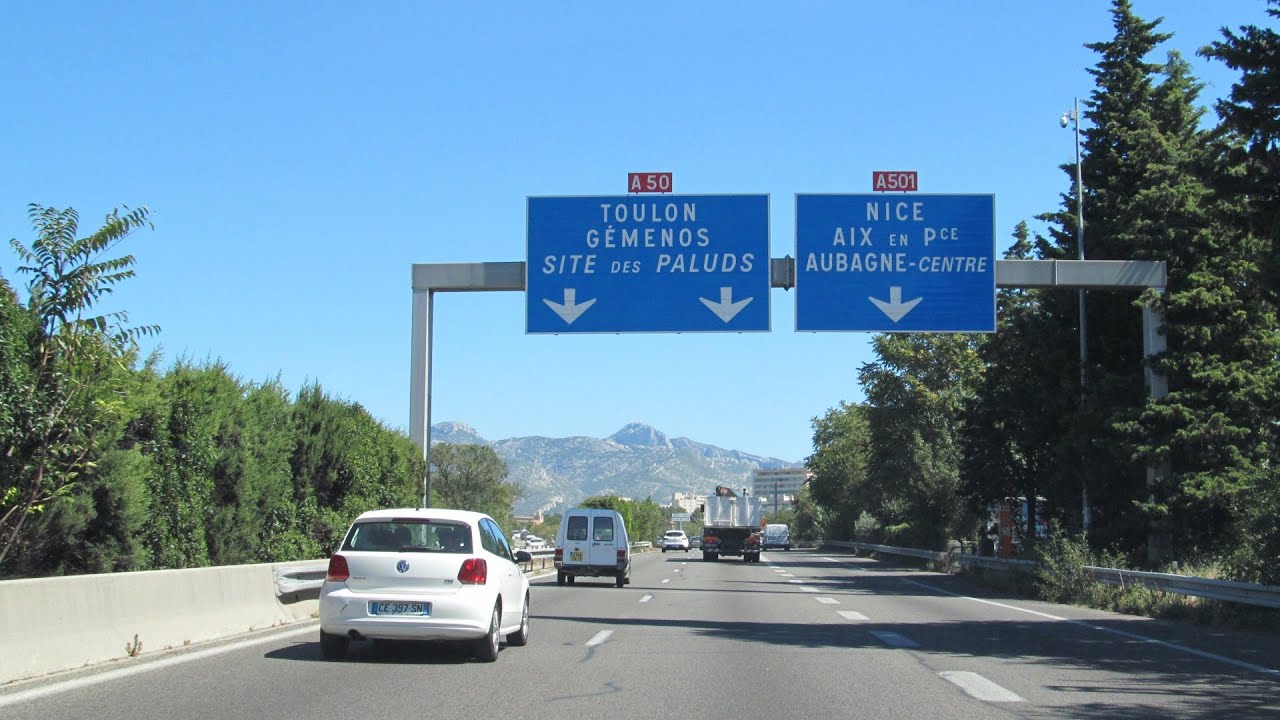 France: A50 Marseille - Cassis