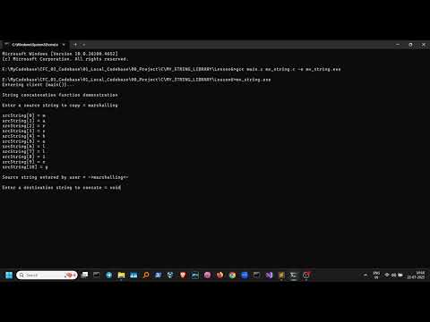 MY STRING LIBRARY LESSON6