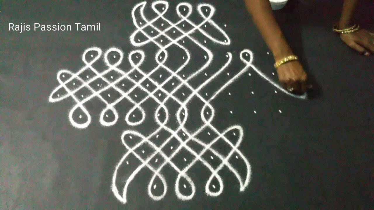 10*3*2 dot Sikku Kolam|| Kambi kolam|| Neli kolam|| Rajis Passion Tamil