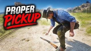 RDR2 FINALLY Has Proper Weapon Pickup Animations!