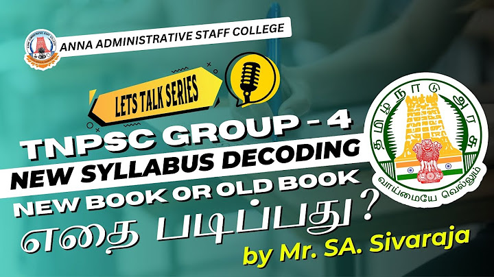 2025 TNPSC GROUP - 4 New syllabus Decoding | New book or Old book எதை படிப்பது? | Mr. SA. Sivaraja