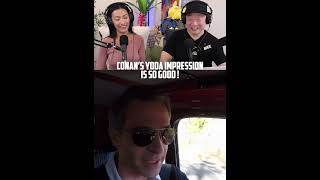 Conan OBrien In Italy - Yoda Impression Reaction