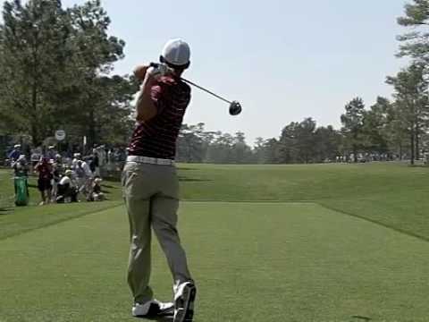 Anthony Kim swing - Driver - Down the Line