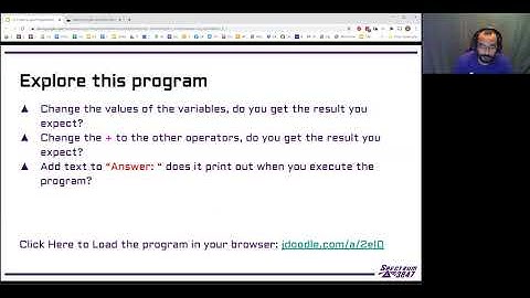 Controls Training: C1.1 Intro to Java Programming