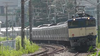 横須賀線E217系Y6編成 廃車回送 東戸塚通過