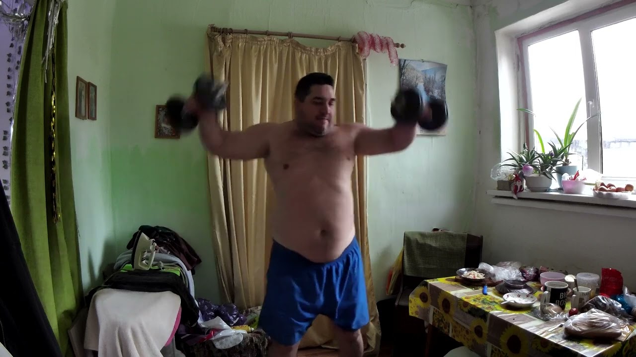 Утренняя тренировка супер сетами