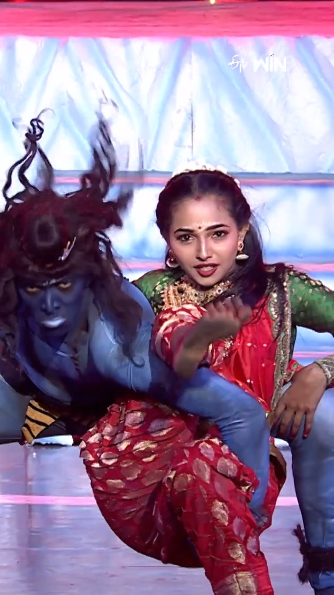 #shorts - Visually outstanding performance #devotional #lordshiva #dheejodi #danceshow
