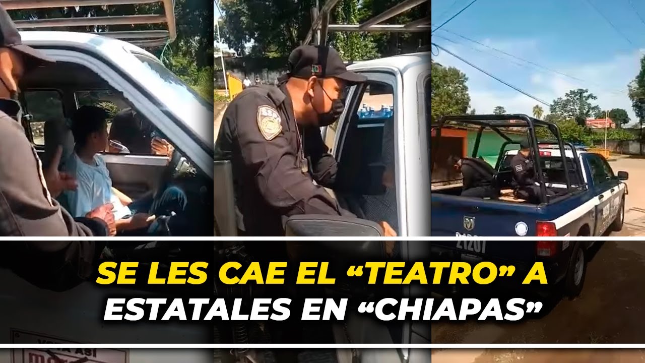 Se le fueron sus $200 pesos a Elemento de la Estatal en Chiapas