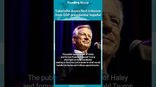 Tuberville draws first criticism from GOP presidential hopeful #Shorts #newspolitics #news