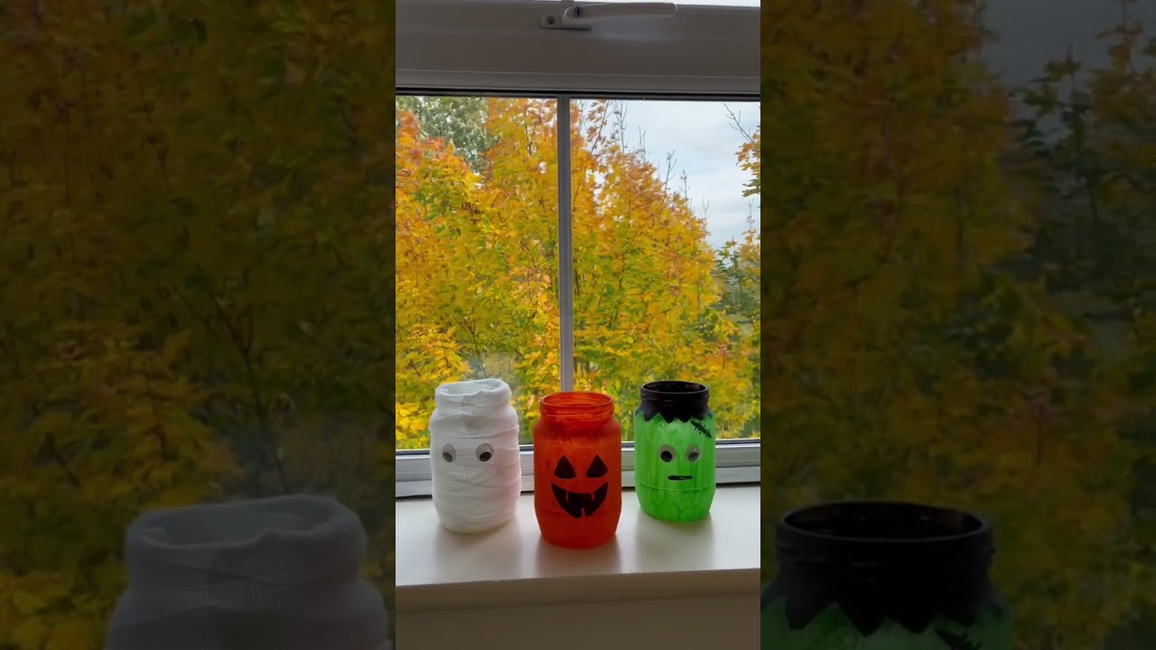 Halloween Mason Jars🎃 