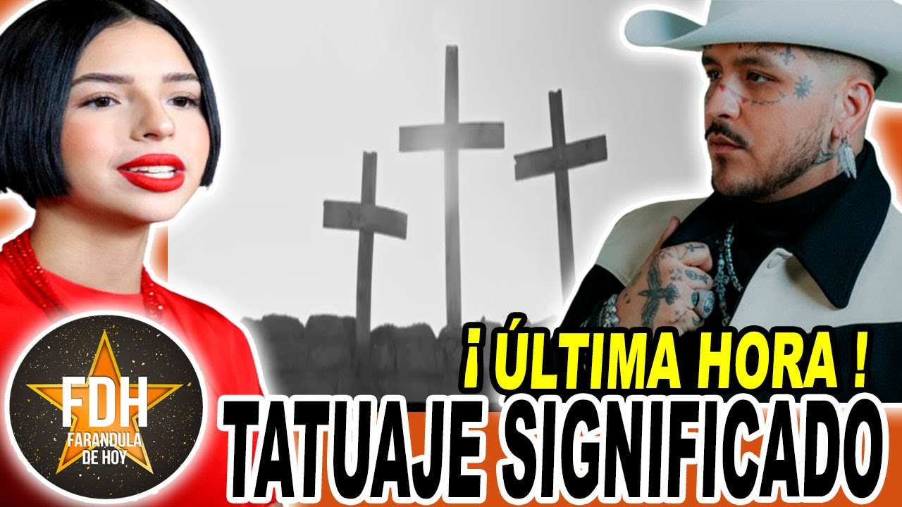 🛑Christian Nodal 😱 SALE A LA LUZ SIGNIFICADO de su ÚLTIMO  TATUAJE y su Conexión con Ángela Aguilar