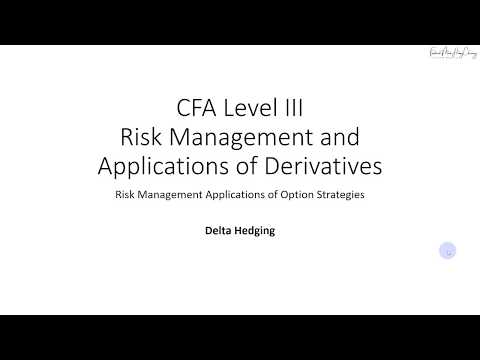 CFA Level 3: