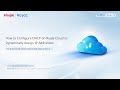 How to Configure DHCP on Ruijie Cloud to Dynamically Assign IP Addresses?
