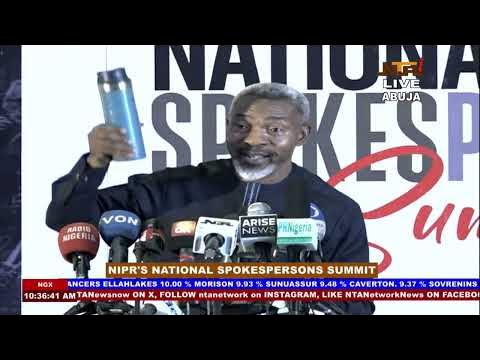 NIPRs National Spokespersons Summit |26 March 2024| NTA